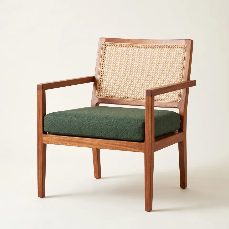 Lamu cane armchair