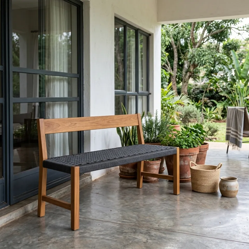 Diani outdoor bench, photo 3