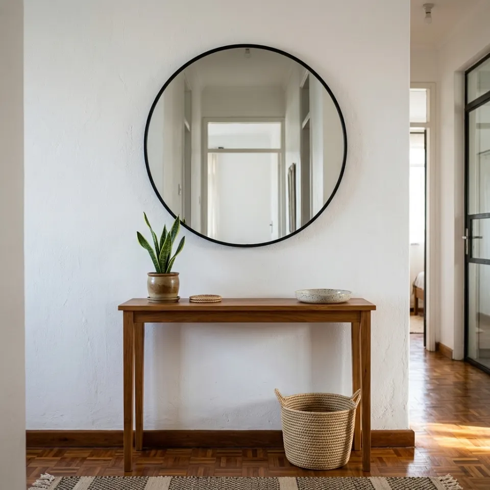 Mwezi round mirror, photo 2